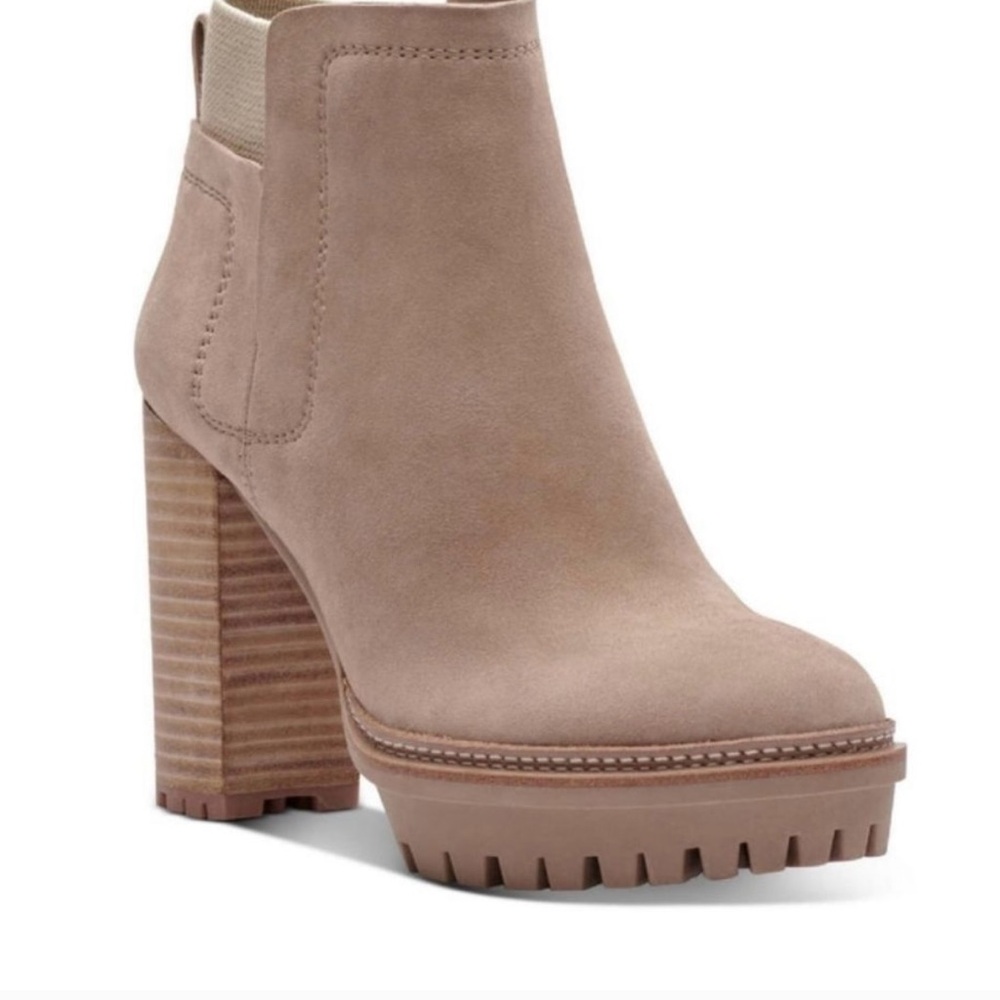 Vince Camuto Taupe Ankle Booties